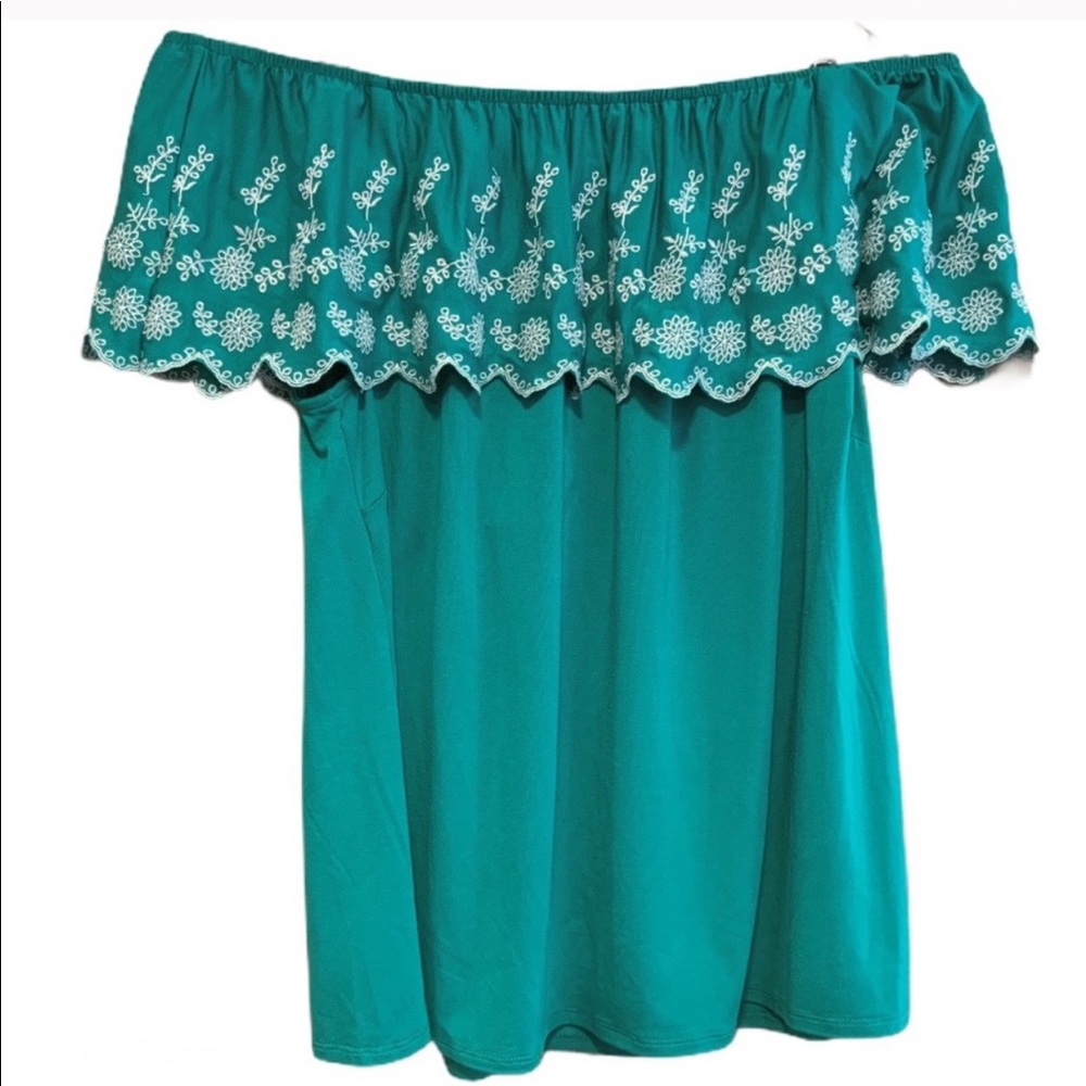Adrianna Papell Off Shoulder Top NWT